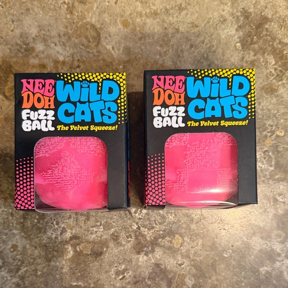 Full Set/Collection of NeeDoh Fuzz Wildcats. (12 total cats)